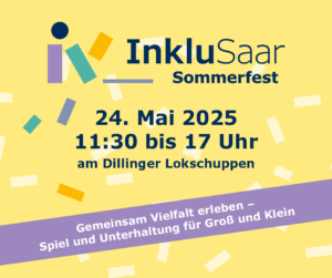Veranstaltungsposter InkluSaar 2025
